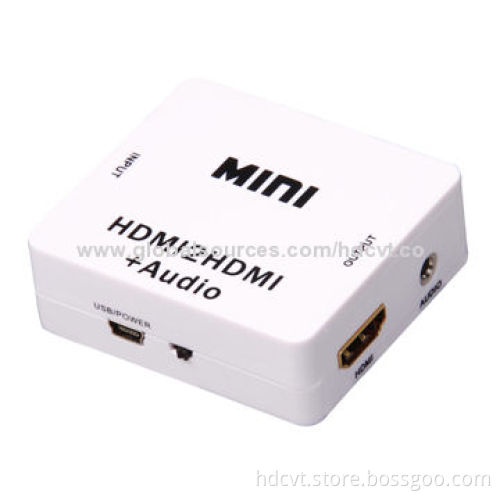 Mini HDMI to HDMI Audio Converter, No Need to Install Drivers, Portable and Flexible